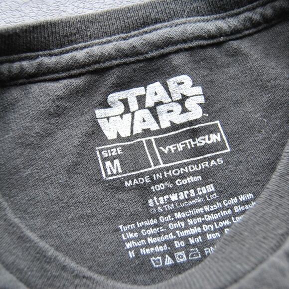 Star Wars Boba Fett Fifth Sun Black Short Sleeve Shirt Medium - Picture 5 of 5